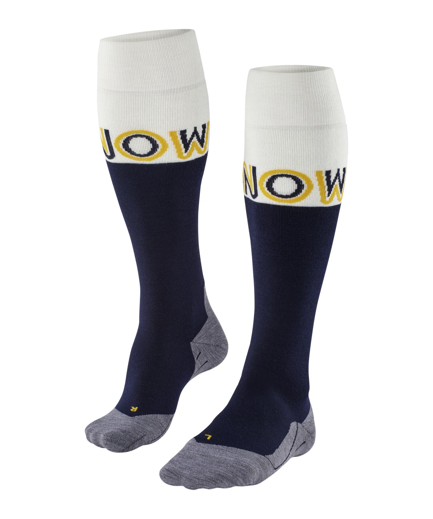 FALKE Mężczyźni Skarpety narciarskie SK4 Advanced M Kh Wełna ciepłe cienkie 1 Para, Niebieski Marine 6120 Snow-O, 42-43