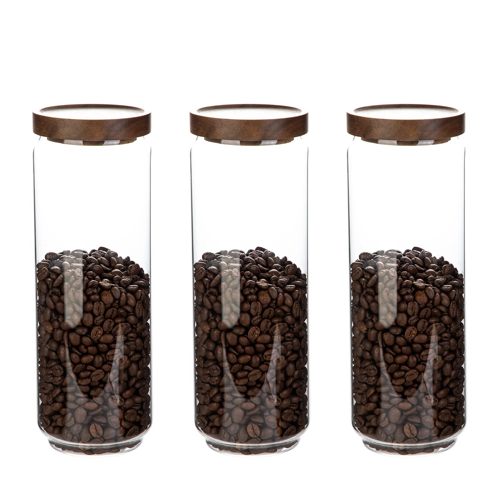 Juego de 3 tarros de cristal de 1300 ml