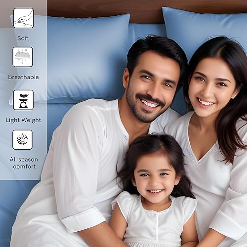 Miniatura 5 de LINENWALAS Tencel Lyocell Sábana bajera solo con ajuste seguro y cómodo en todo el contorno elástico de 16 pulgadas de profundidad, ropa de cama de