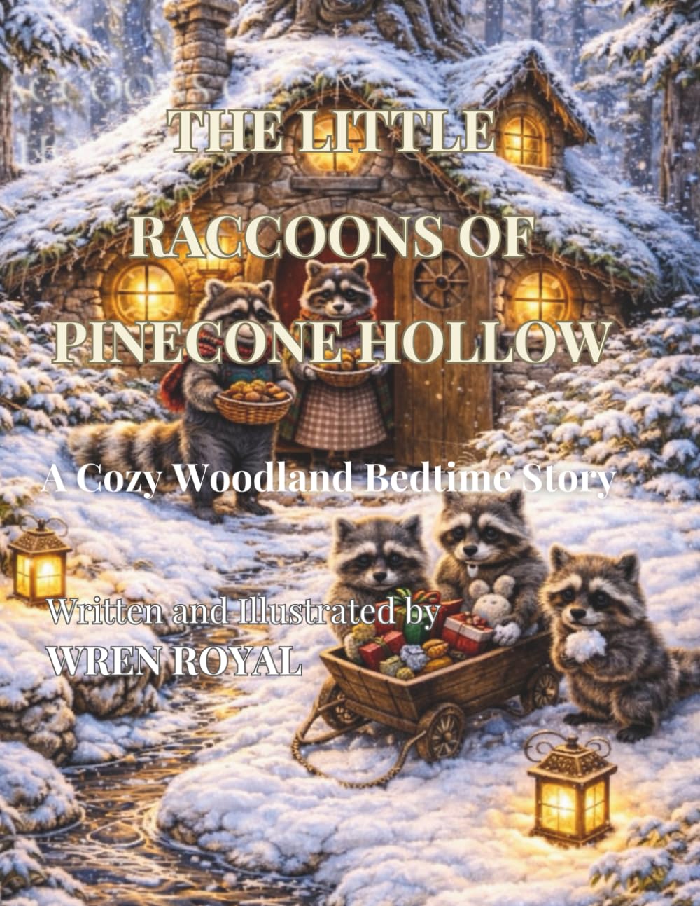 The Little Raccoons of Pinecone Hollow: A Cozy Woodland Bedtime Story