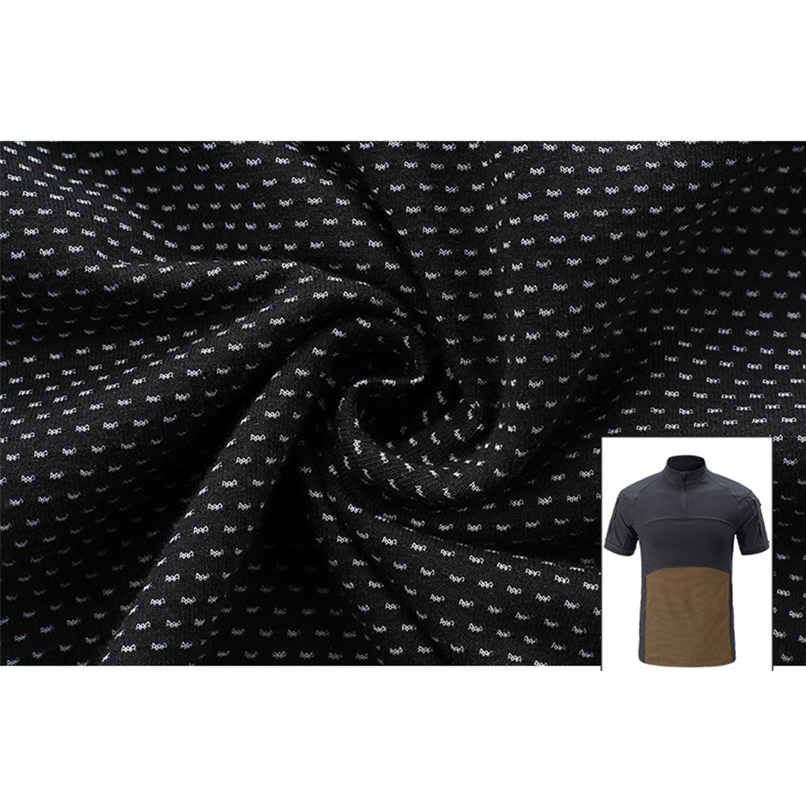 Camicia tattica militare da uomo, Cs Tiro Caccia Camicette mimetiche militari T Shirt, Top ad asciugatura rapida traspirante all'aperto.