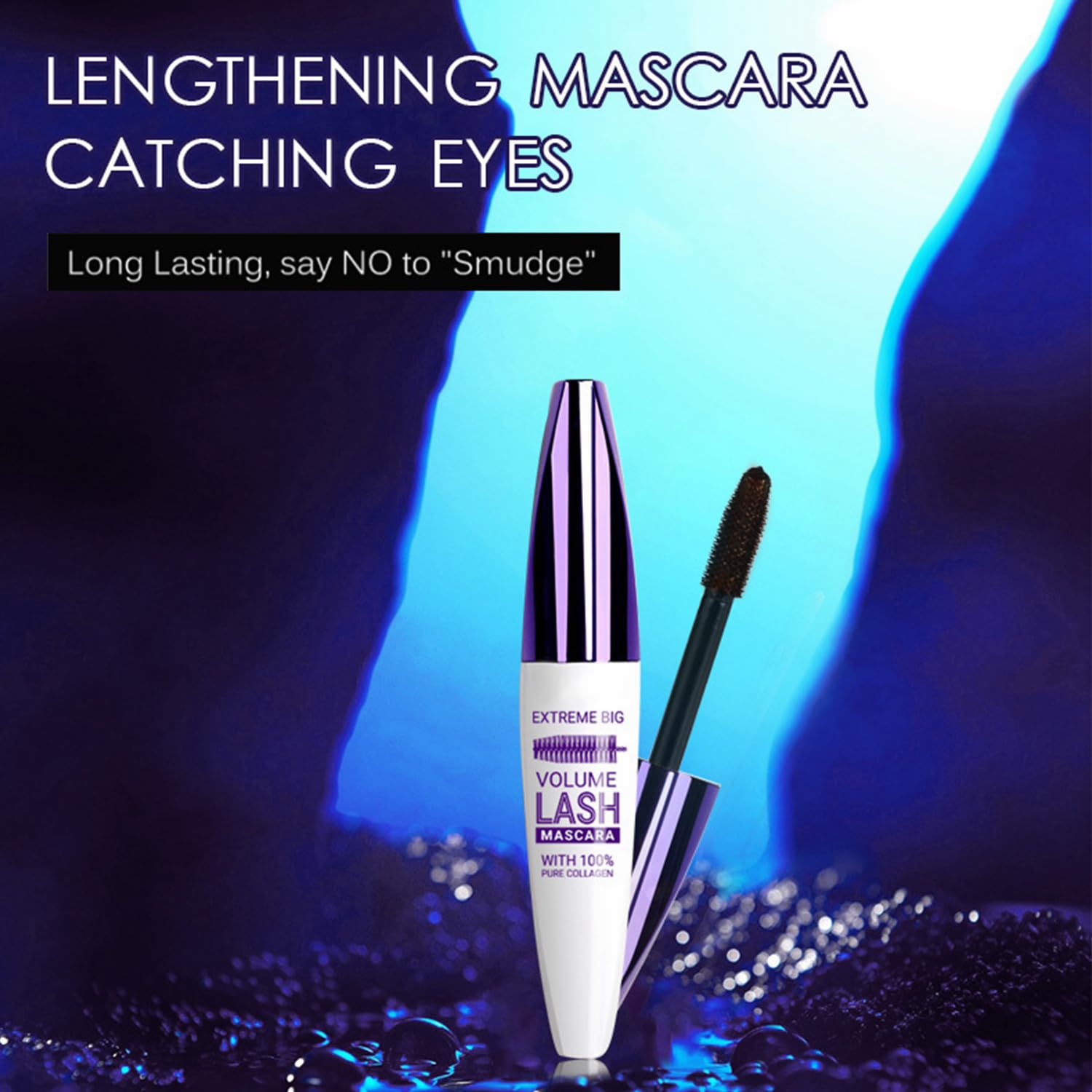 Extreme Big Volume Lash Mascara And Eyeliner Set including 100% Pure Collagen - Image 2