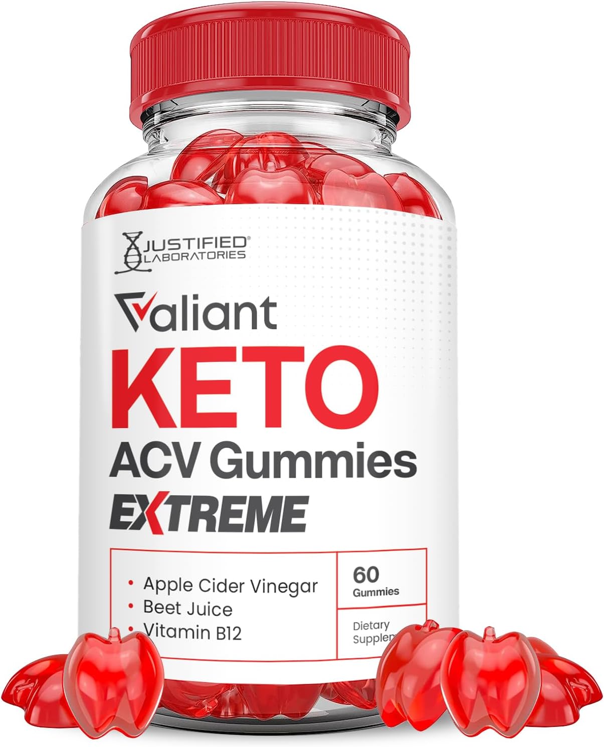 Valiant Keto ACV Gummies Extreme 2000MG Valant Keto Gummies Apple Cider Vinegar Formulated with Pomegranate Beet Juice Powder B12 Vegan Non GMO 60 Gummys