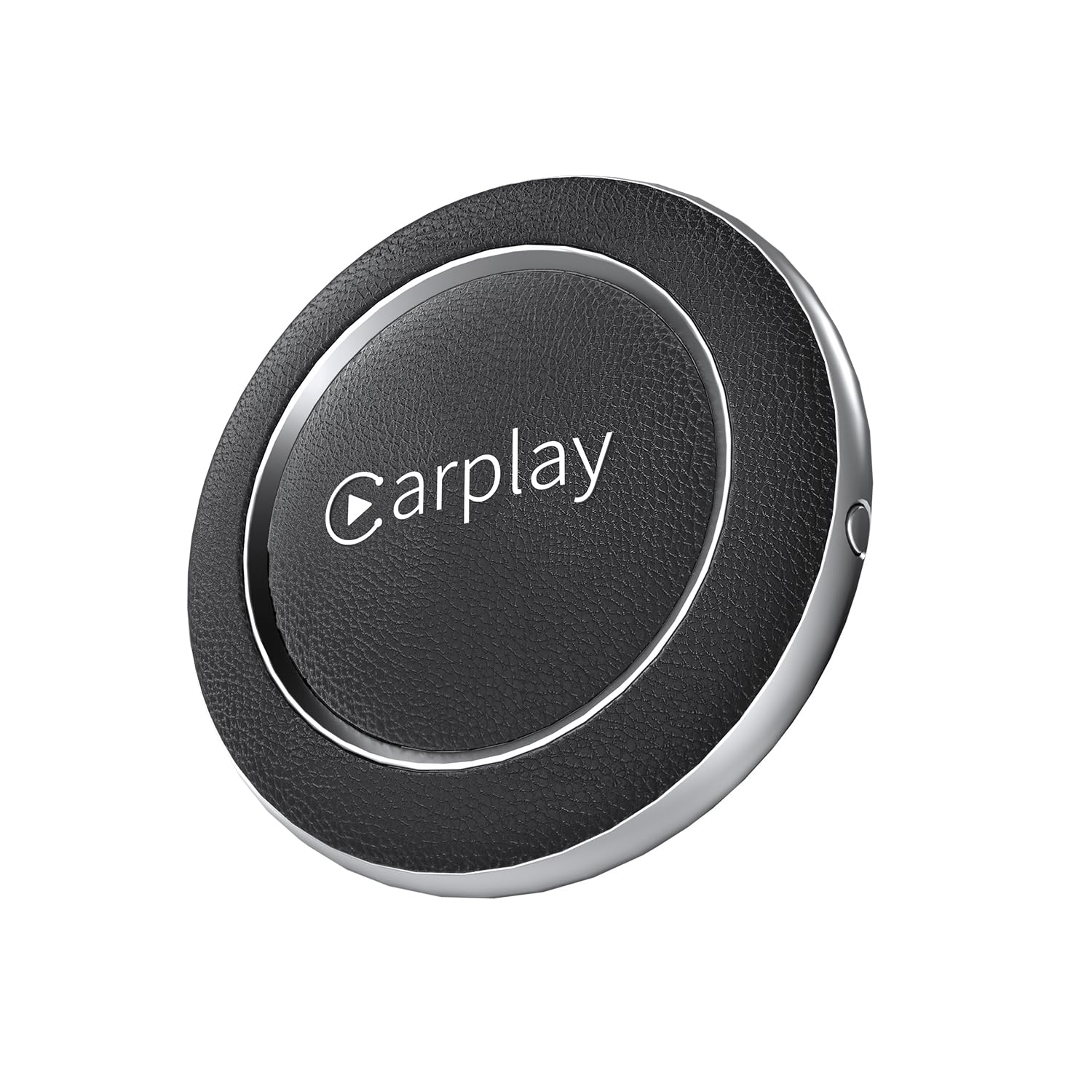 Wireless CarPlay Adapter, Converts Wired to Wireless CarPlay Dongle for iPhone iOS 10+, Stable Control & No Delay, Genuine Leather