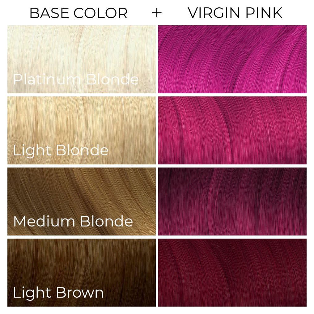 Arctic Fox, tinte de pelo semipermanente 100 % vegano y sin pruebas en animales, 165 ml, Rosa (Virgin Pink)