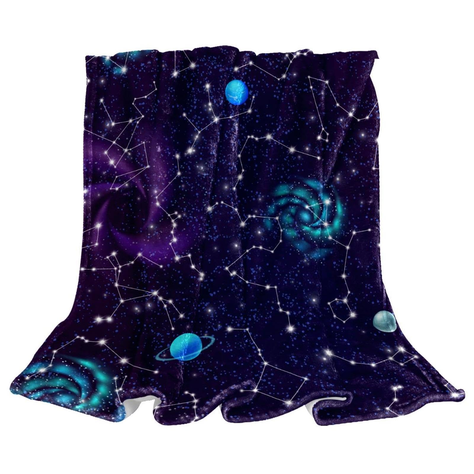 Couverture ciel de nuit plaid douce pour soirées cocooning canapé