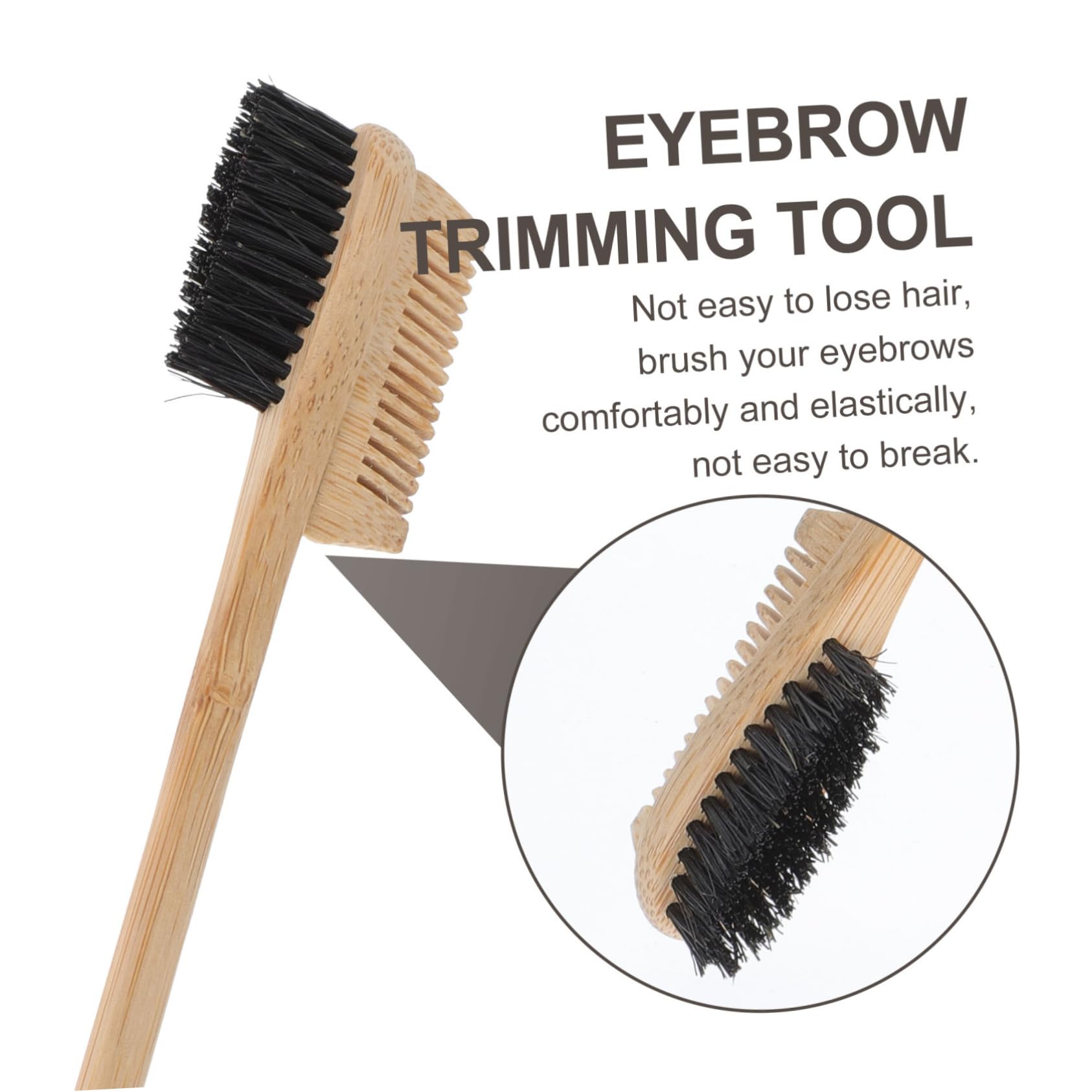 Beatifufu Professional Eyebrow Brush and Comb Set Double-sided Gentle Brush for Perfect Brows