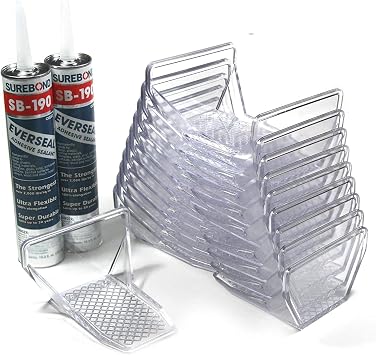 Snow Guards for Metal Roofs SnoBlox Ace 20 Pieces with Adhesive Adhesive Mounted