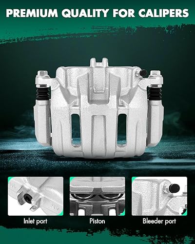 Miniatura 4 de SCITOO Pinza de freno delantera izquierda con soporte 19B2958 para Acura RDX 07-12, Honda Crosstour 12-15, Honda CR-V 07-16, Honda para Accord