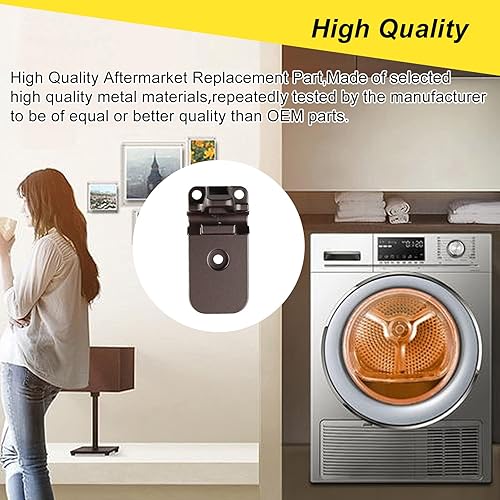 Miniatura 6 de MEF62782201 Reemplazo de bisagra de puerta de secadora para LG Dryer AP5978786, PS11711929, reemplazo 3288328 bisagra de puerta de secadora de ropa