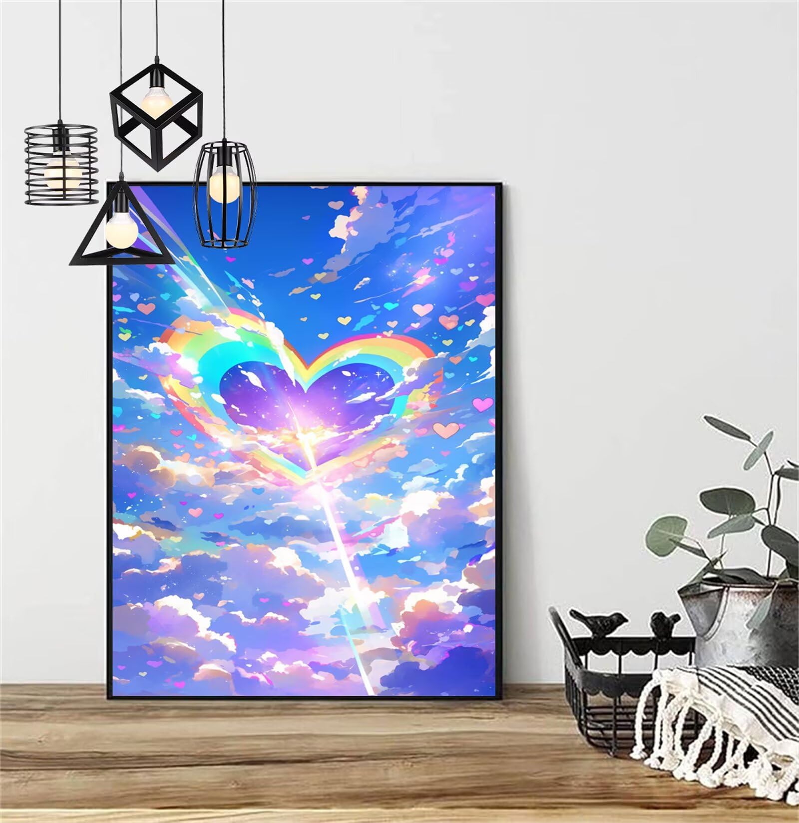 Diamentowe malowanie krajobrazu diamentowe dzieci 60x90 cm 2025 diamentowe malowanie snu, DIY diamentowe rysunki ścieg krzyżykowy rzemiosło dla dorosłych, obraz diamentowy dekoracja domu prezenty dla