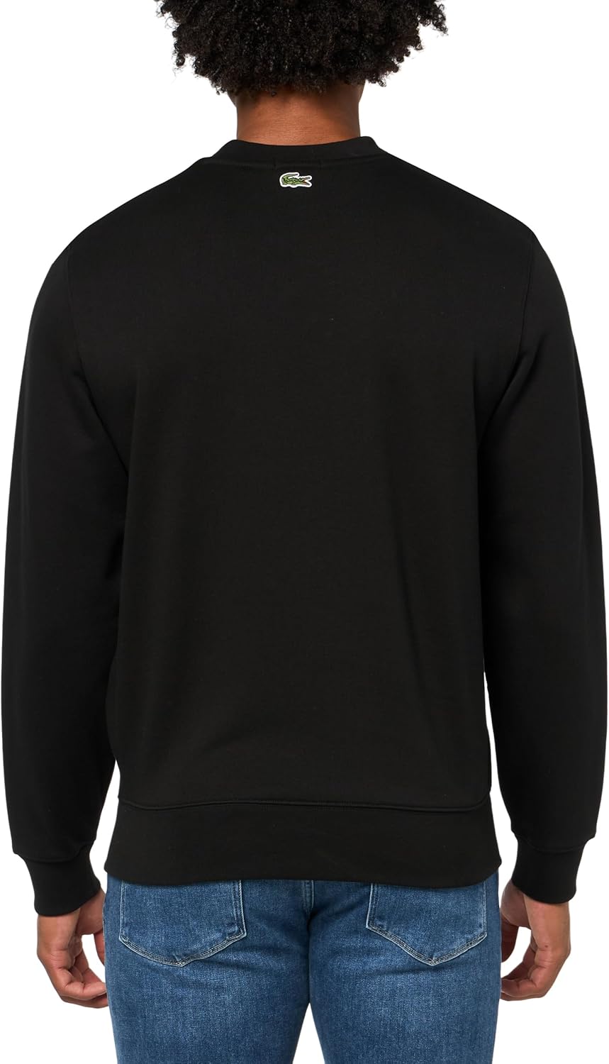 Lacoste mens Soft Branding Fleece Sweatshirt - Image 2
