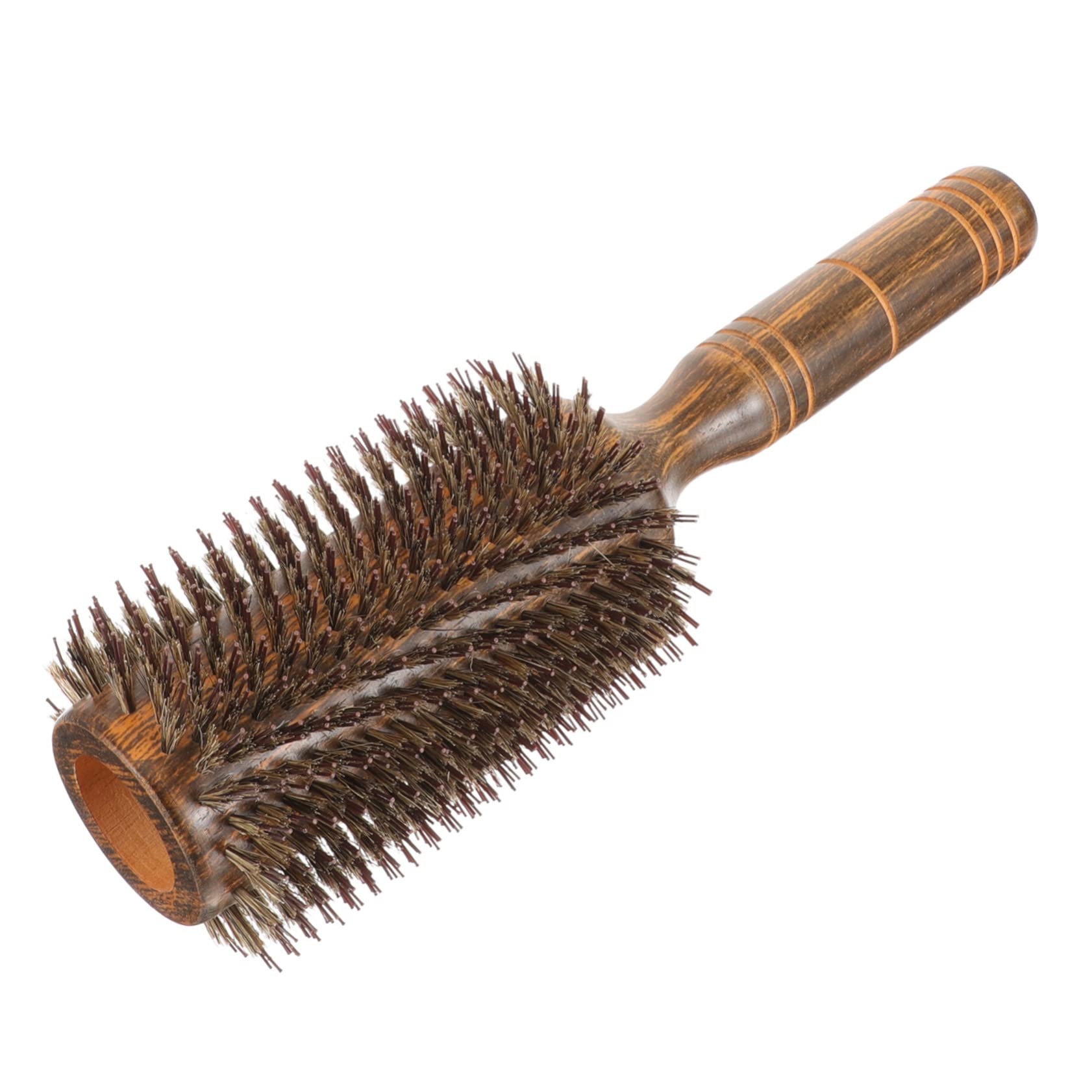 Peine Rizador De Madera Para Cabello Rizado Herramienta De Peinar Cepillo Para Secar Secador Para Mujeres y Niñas Casa