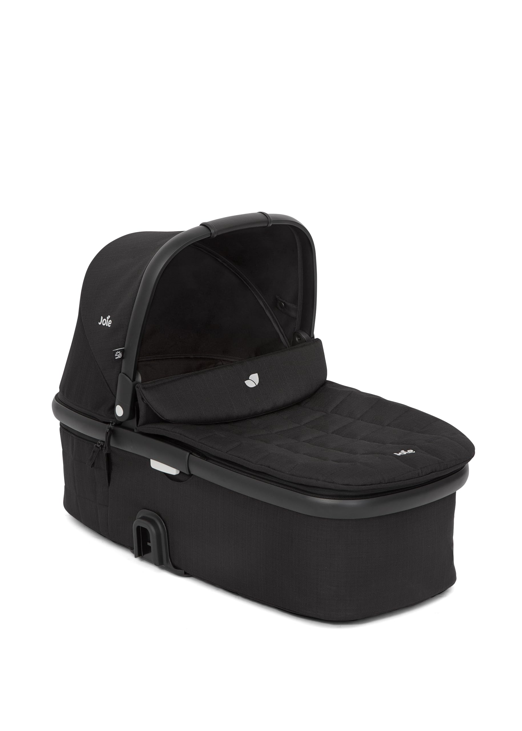 Joie Honour™ Babywanne, Flache Liegeposition, leicht & Travel-System-kompatibel, mit Regenverdeck, von Geburt bis 6 Monate (0–9kg) (Shale)