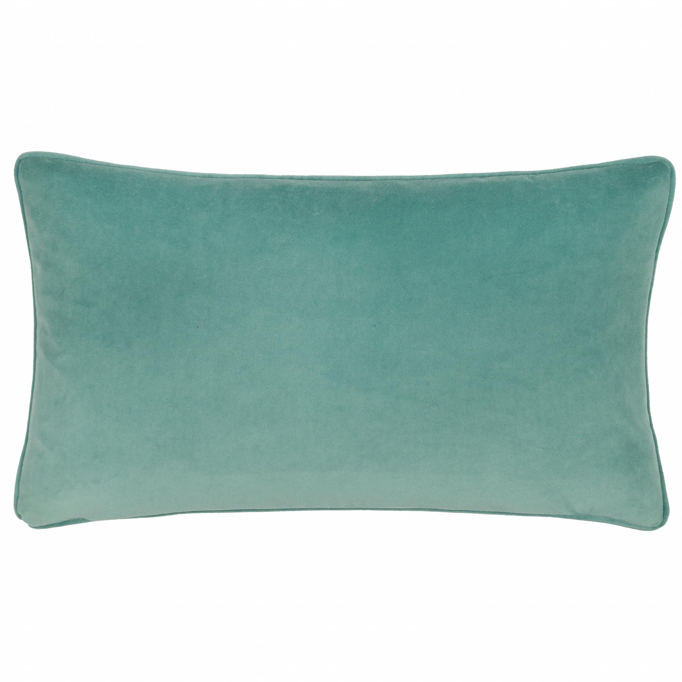 furn. Wylder Tropics Onika Rectangular Geometric Piped Cushion Cover, Blue, 50 x 30 cm (Pack of 1) - Image 2