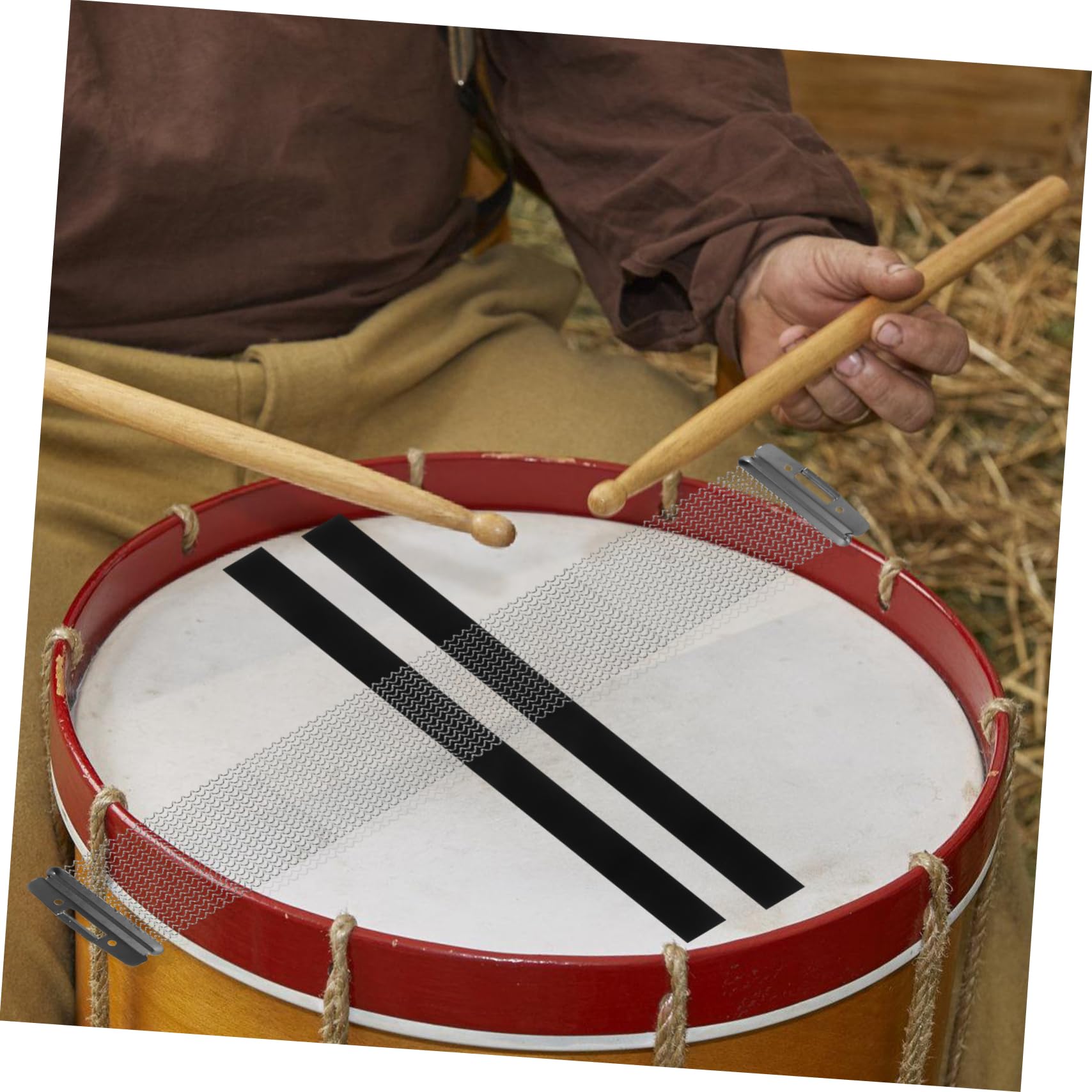 Toddmomy Snare Drum Accessory Kit Full Set of Snare Wire Straps Easy Install for Jazz Drums