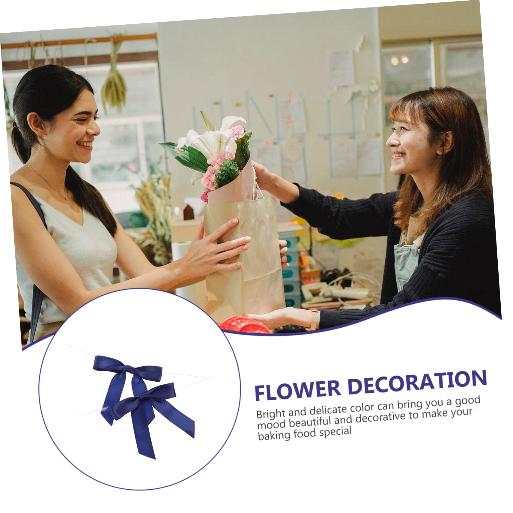 EXCEART 400piezas Cinta De Lazo Decorativo De Satén para Manualidades y Fiestas Marino para Envolver y Decoraciones De Eventos