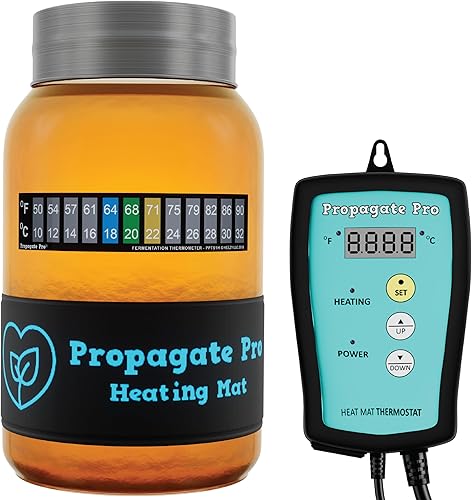 Cinturón calentador de kombucha envolvente Calentador de tapete térmico de fermentación y preparación Propagate Pro Mantiene a tu Scoby feliz y