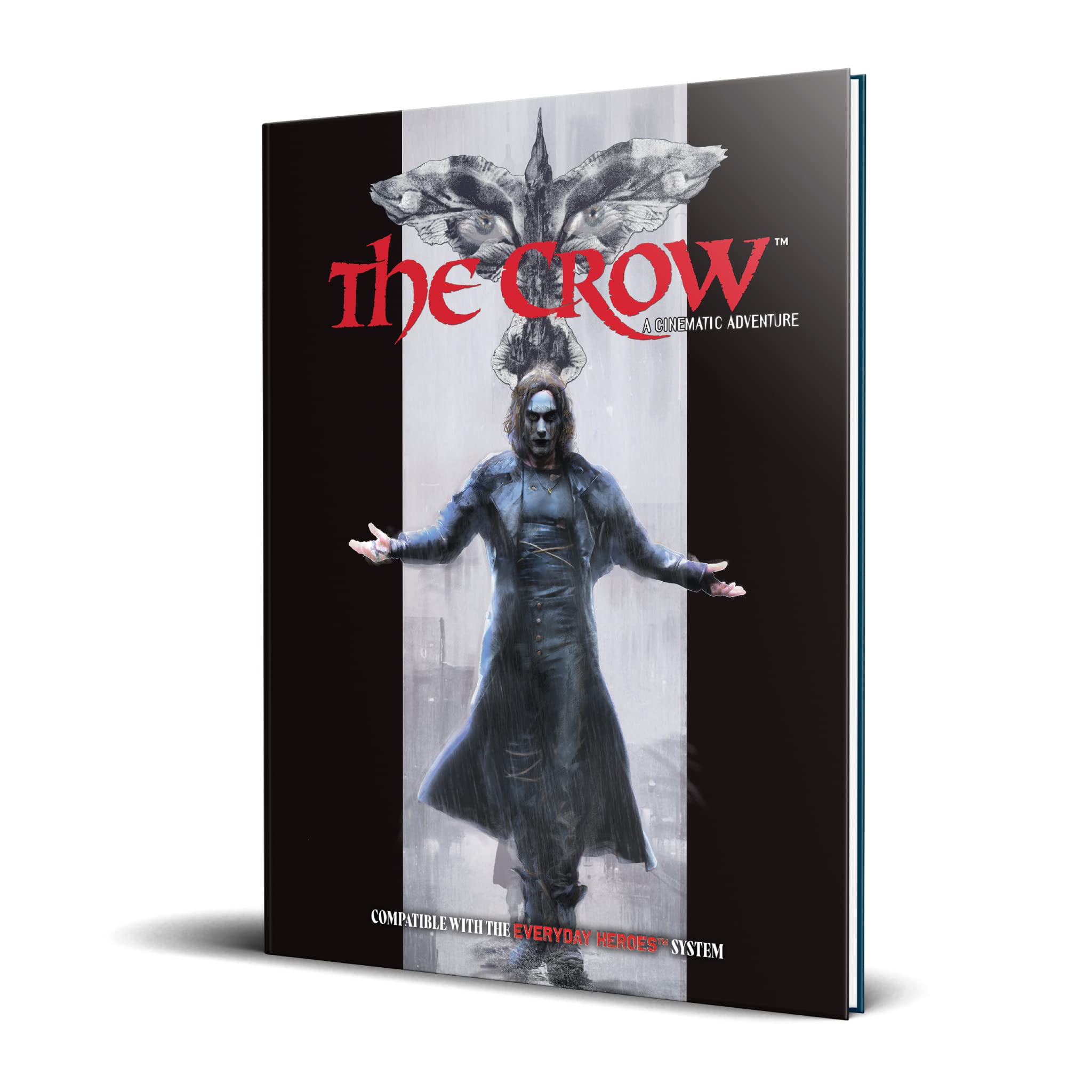 Evil Genius Games Cinematic Adventure: The Crow-Expansion RPG Book,for Use with The Everyday Heroes Core Rulebook,d20,5e Compatible,100+ Page Softcover Book,Officially Licensed RPG,Evil Genius Games