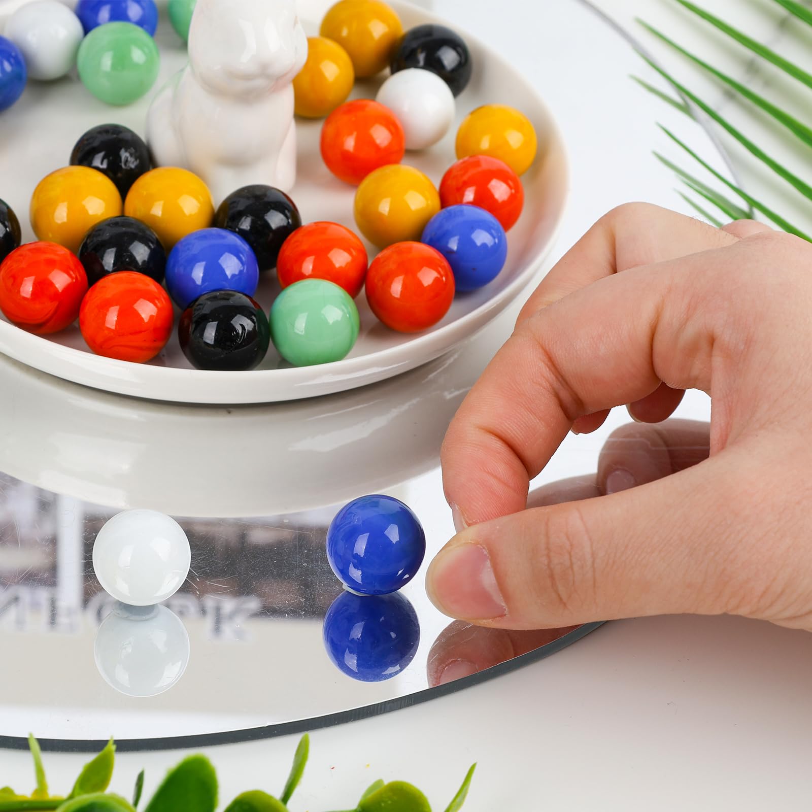 20 Billes De Verre Phosphorescentes - 16mm, 10 Couleurs, Pour Jeux Ou Décoration - Enfants Et Adultes