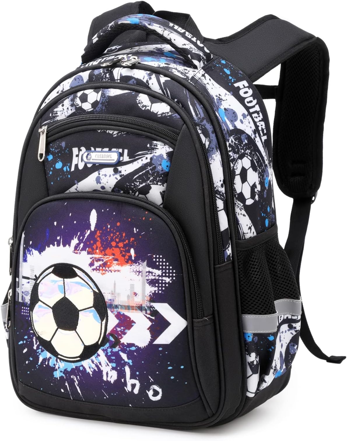 Cusangel Kids Backpack, Durable Cute Multi Compartment Preschool Elementary Primary Backpack for Boys Girls