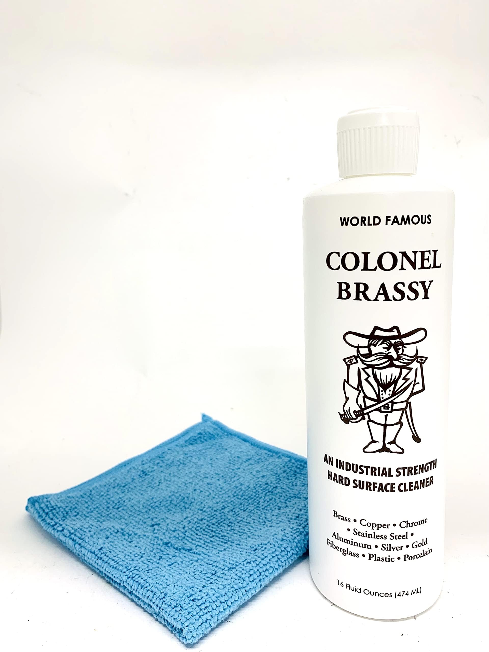 Colonel Brassy Hard Surface Cleaner + 1 microfiber cleaning cloth