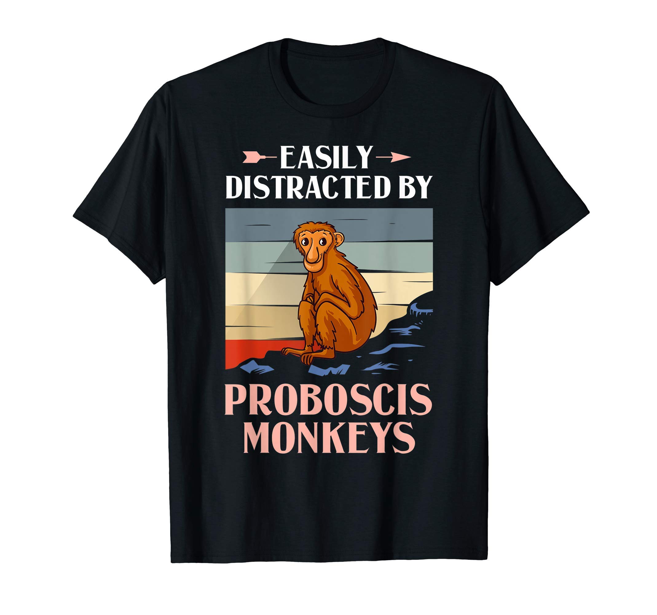 Proboscis Monkey Funny Long Nosed Monkeys T-Shirt