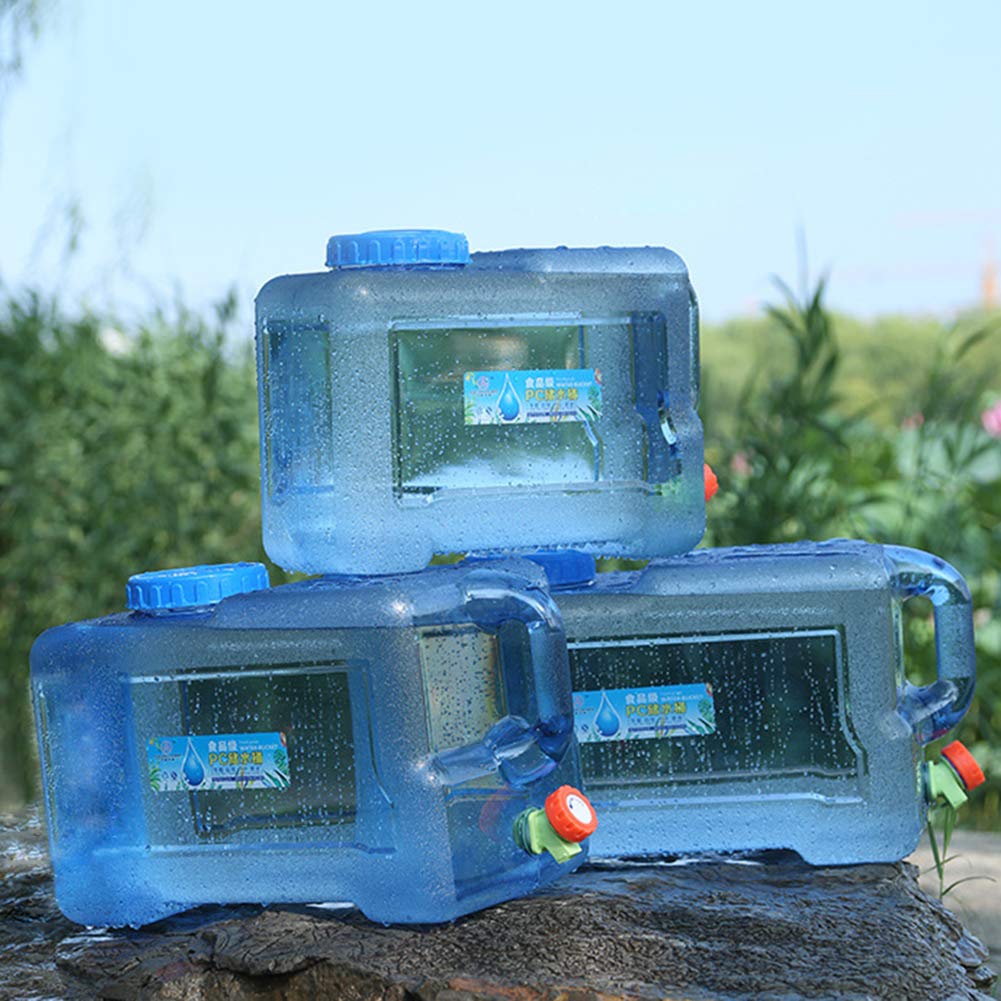 Reservoir Eau Camping Car Portable Bidon d'eau avec Poignée Jerrican Alimentaire avec Robinet