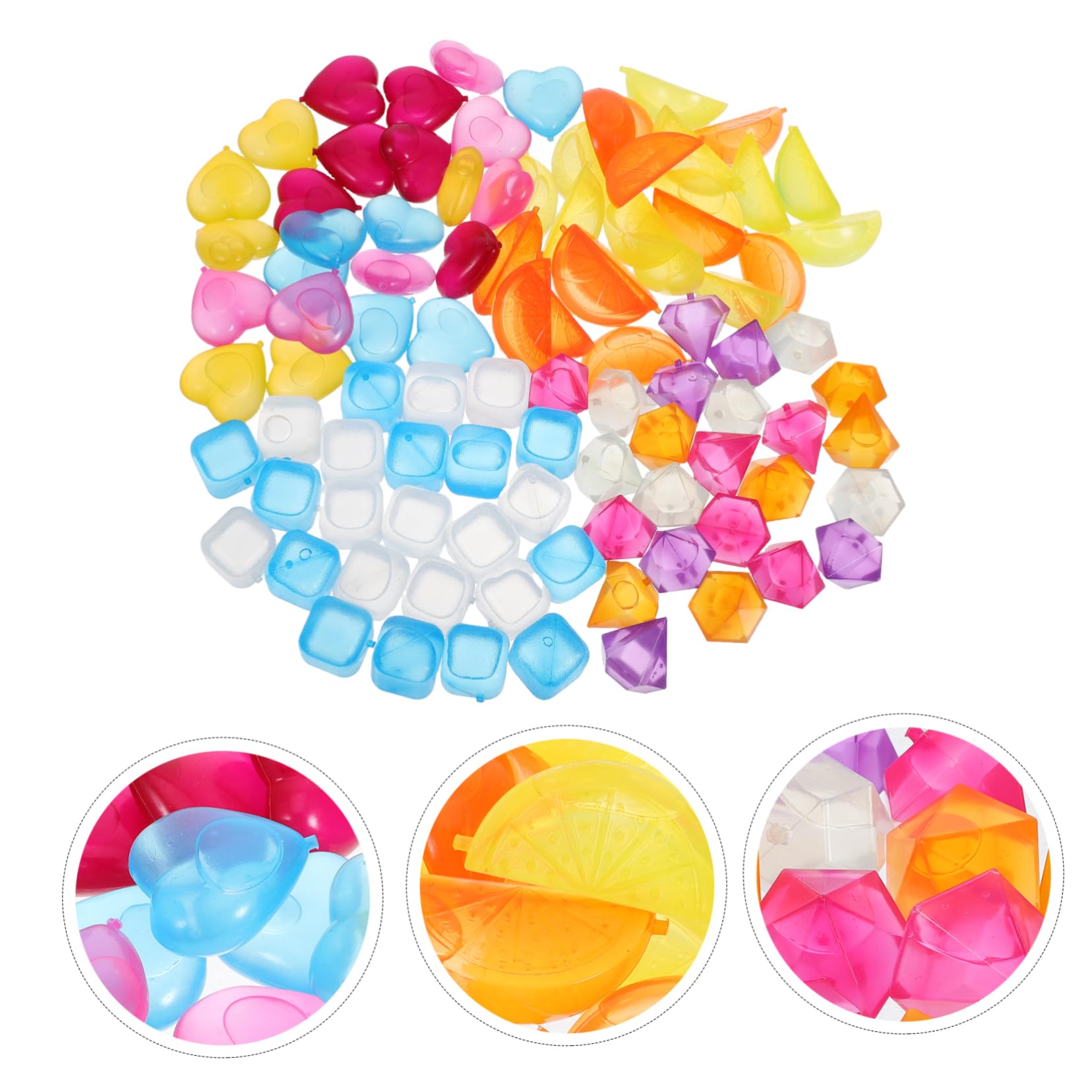 Plastique Glaçons Réutilisables Congélation Rapide, 96 Pièces