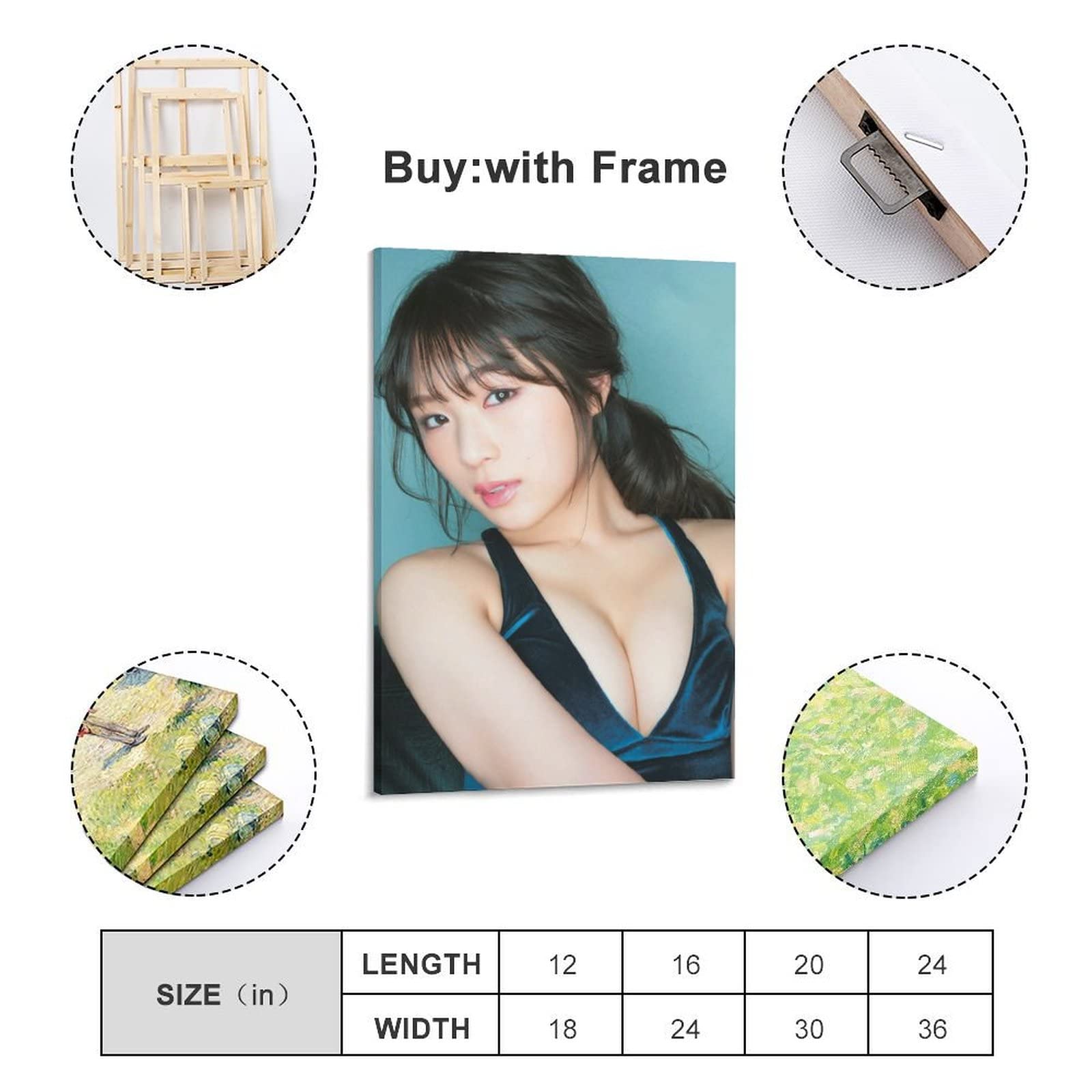 Amazon.co.jp: NMB48渋谷凪咲ポスター下着かわいい ポスター 装飾 絵