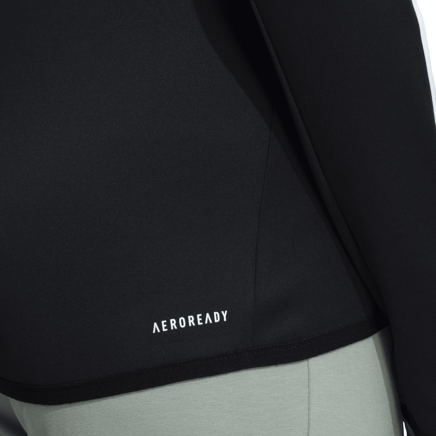 Adidas Women's A-Line Coat (JI8925_Black/White - Image 7 thumbnail