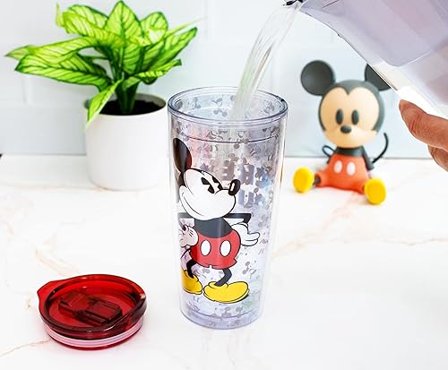 Miniatura 68 de Silver Buffalo Disney Winnie the Pooh Hunny - Taza de viaje de acero inoxidable de doble pared con asa, 15 onzas Winnie the Pooh (15 onzas)