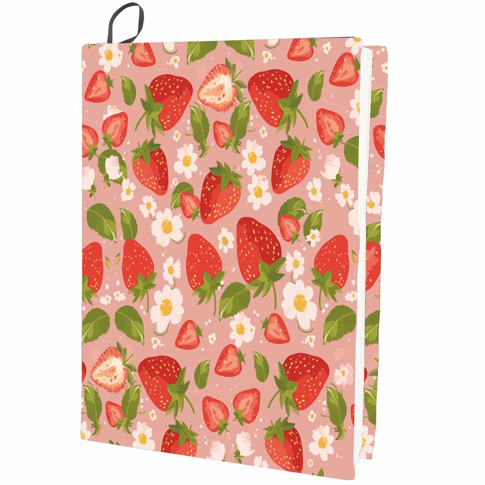 Copertina Elastica Per Libri Con Stampa Floreale - Protezione Lavabile Per Quaderni E Testi - Foto 8