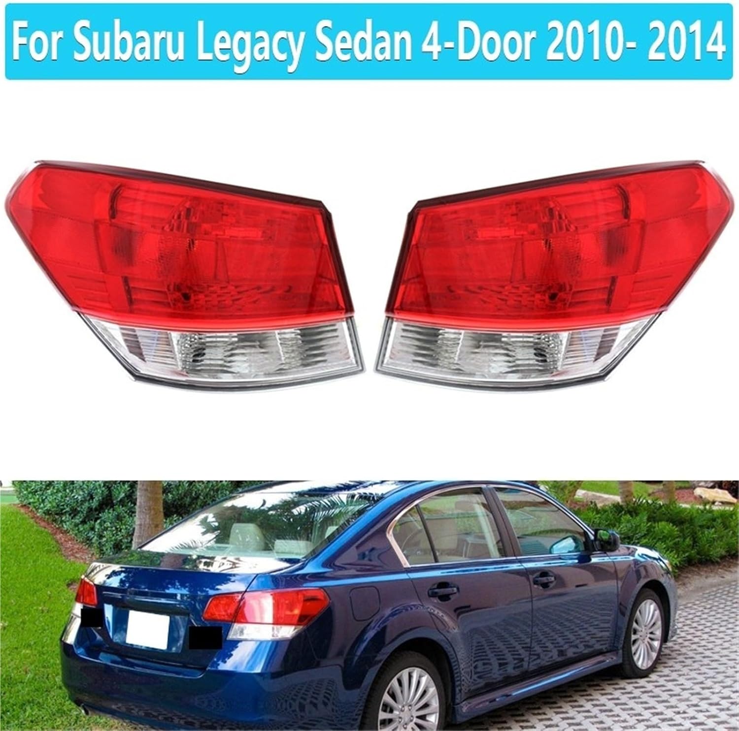 Halogen Tail Light Cover Without Bulb 84912AJ01A