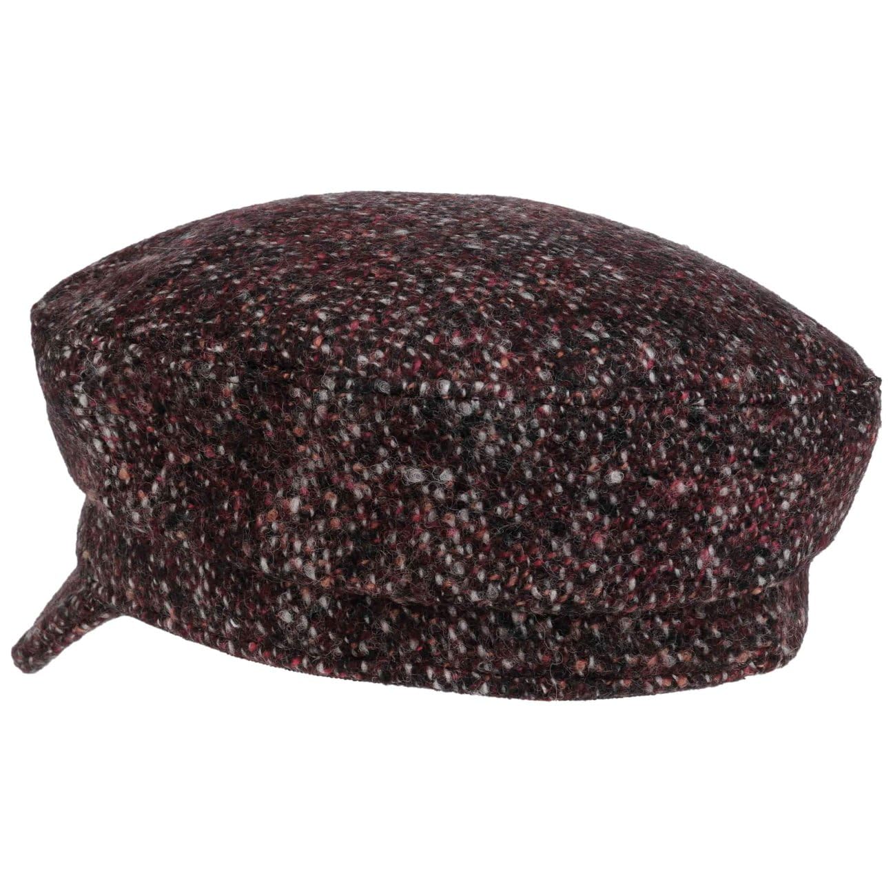 LIERYS Velisa Wool czapka żeglarska Baker-Boy czapka z daszkiem czapka kapitana damska – Made in Italy z podszewką, na jesień-zimę