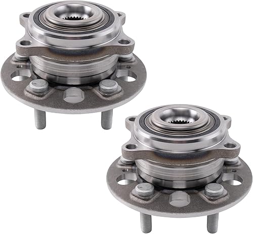 Vista 1385 de TRQ Juego de 2 rodamientos y bujes de rueda trasera izquierda y derecha compatible con Ford Expedition 2007-2010 Lincoln Navigator 2007-2010