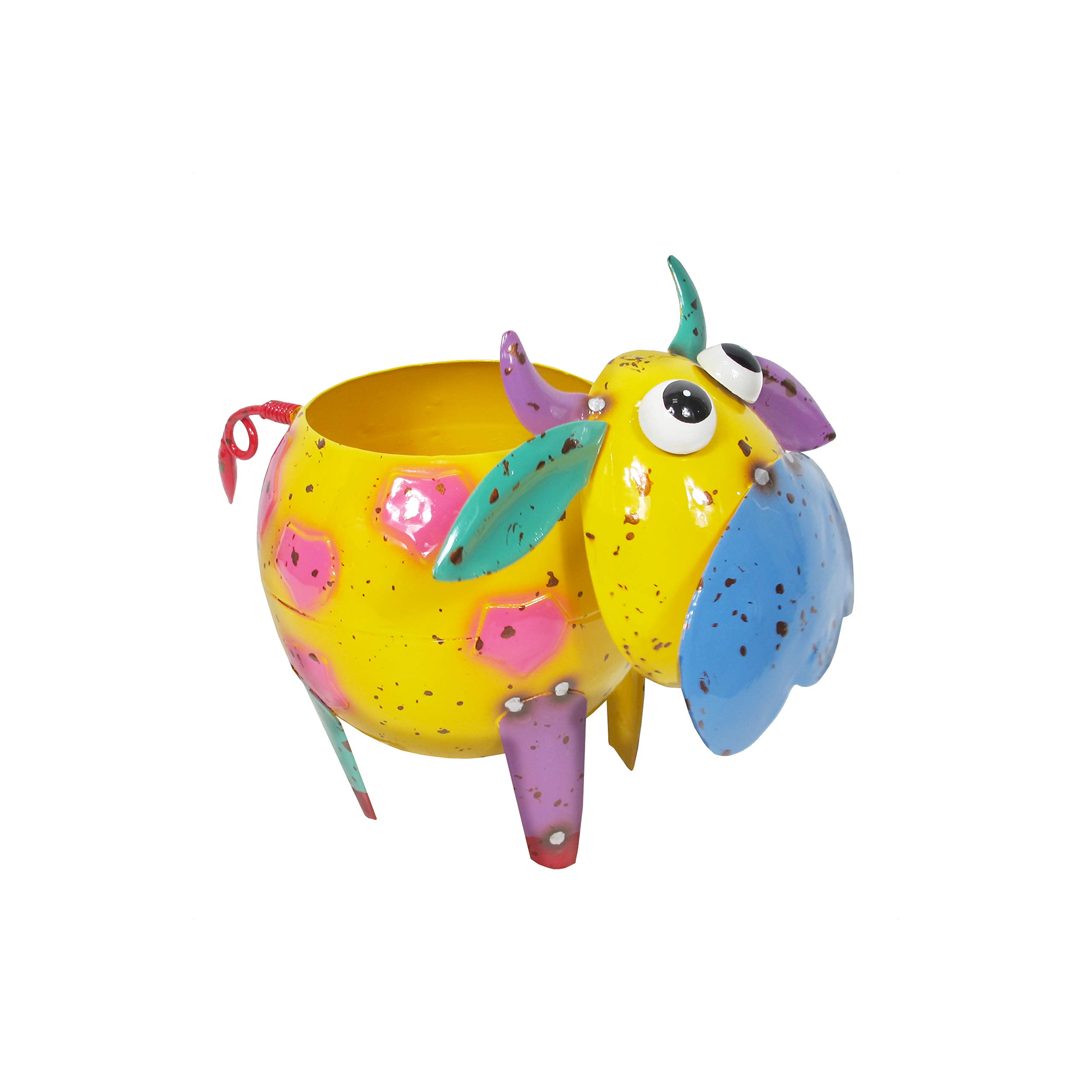 CAC18144 Garden Small Pot, Yellow