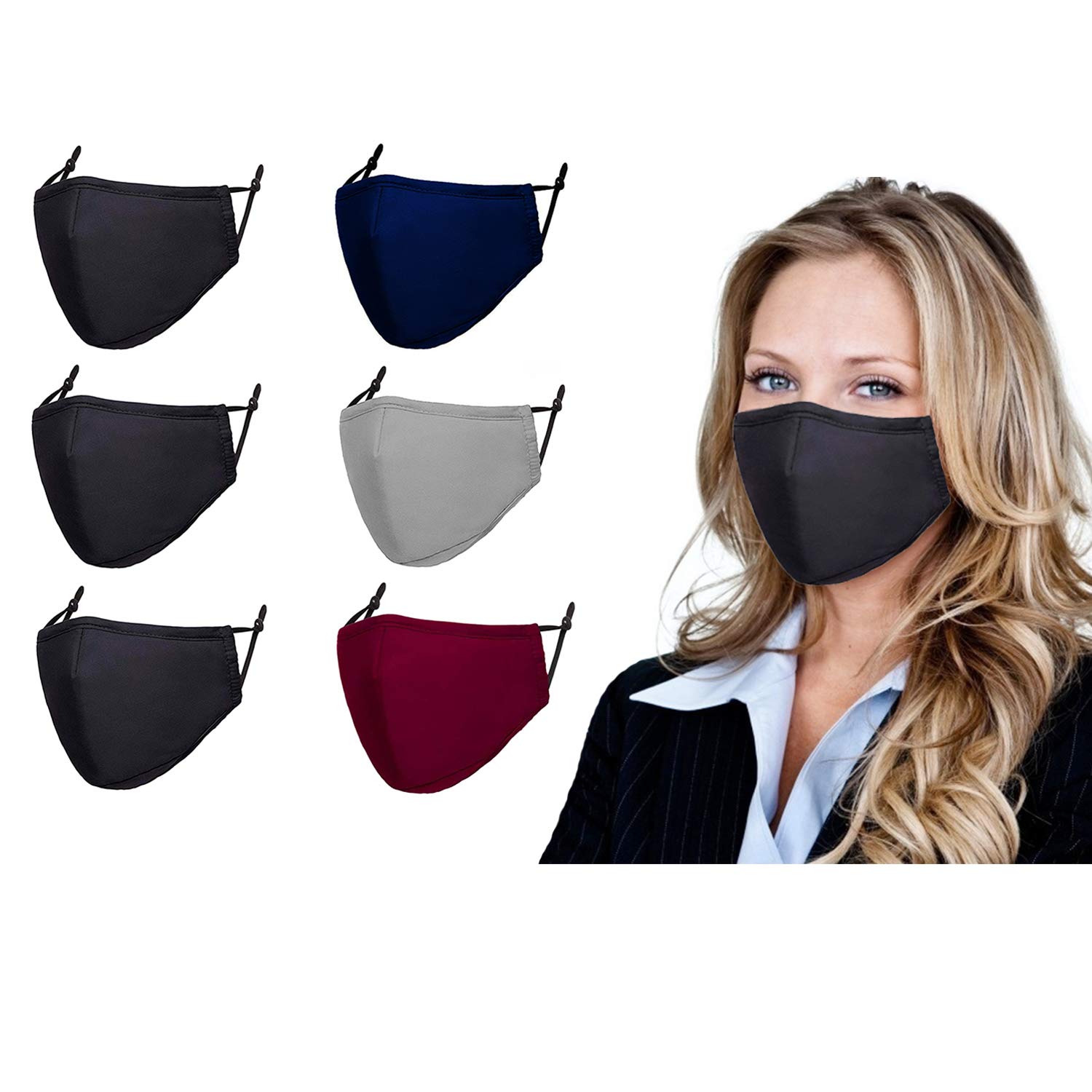 VWMYQ Reusable Collection Stylish Fashionable Washable Face Covering for Adult