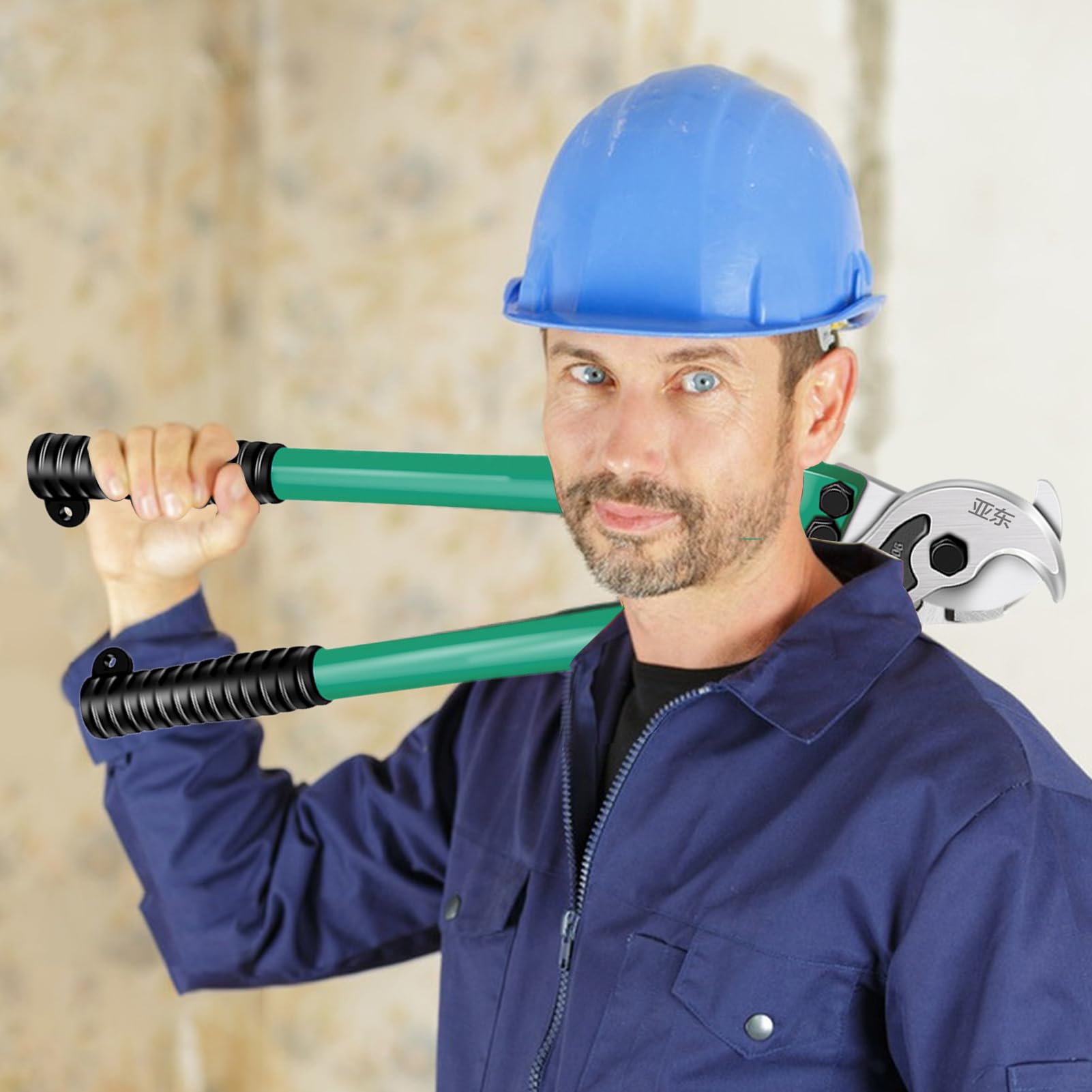 Cortacables, Cizalla Cortapernos, Cizalla Para Alambre, 45cm Acero Al Carbón Para Cable Eléctrico Y Automotriz Para Trabajos De Bricolaje Taller Y Uso Doméstico