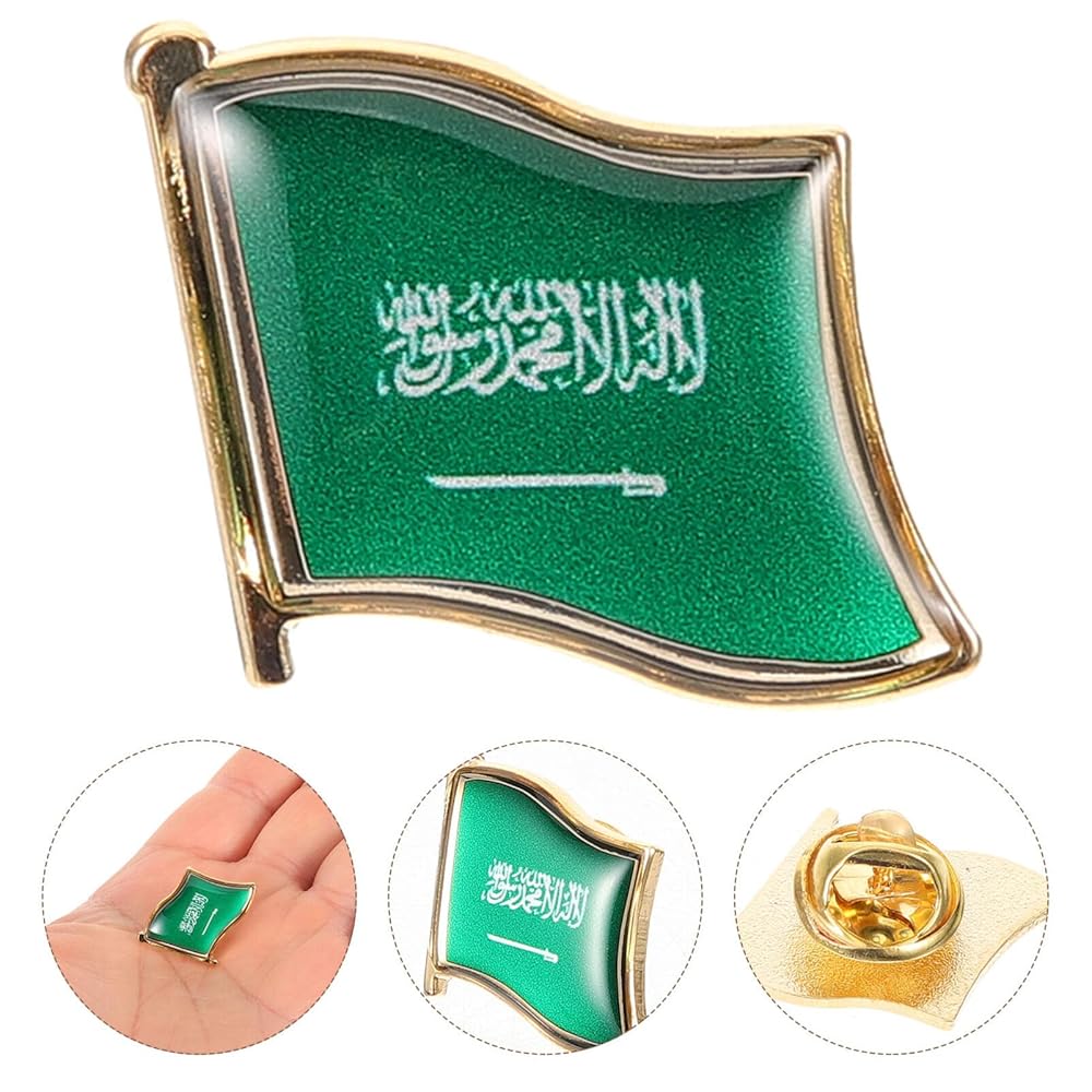 Amazon | サウジアラビア アラビア 国 国旗 ピン バッジ 国際