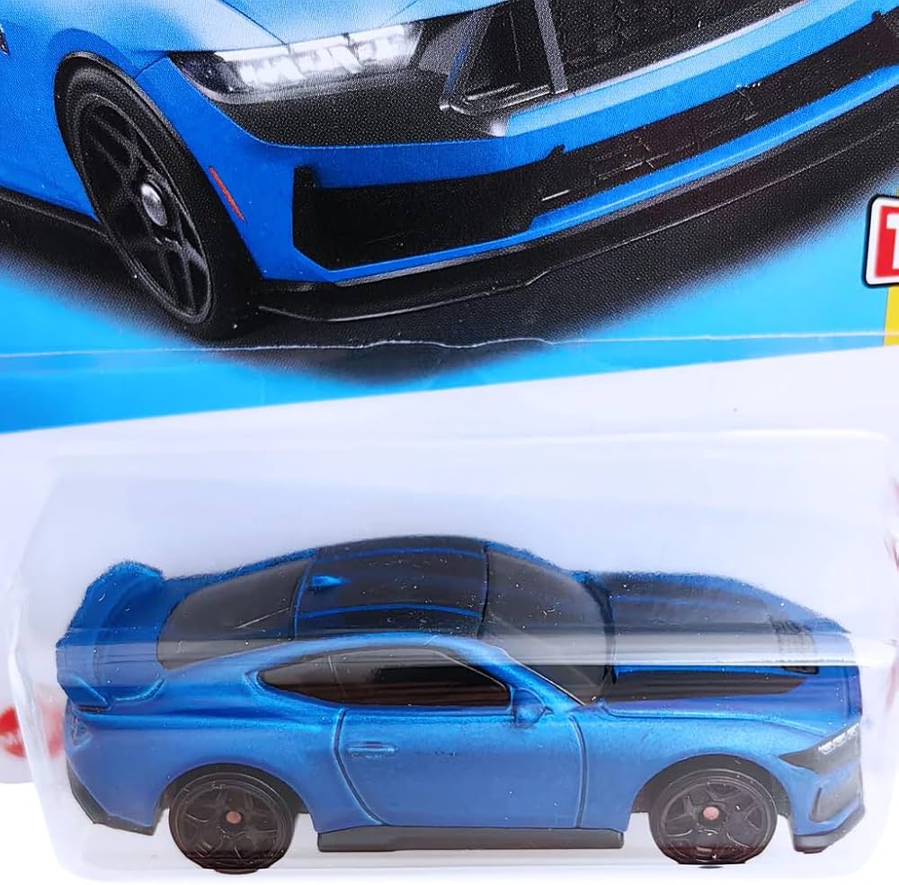 Hot Wheels 1:64 Scale Ford Mustang Dark Horse Then and Now for