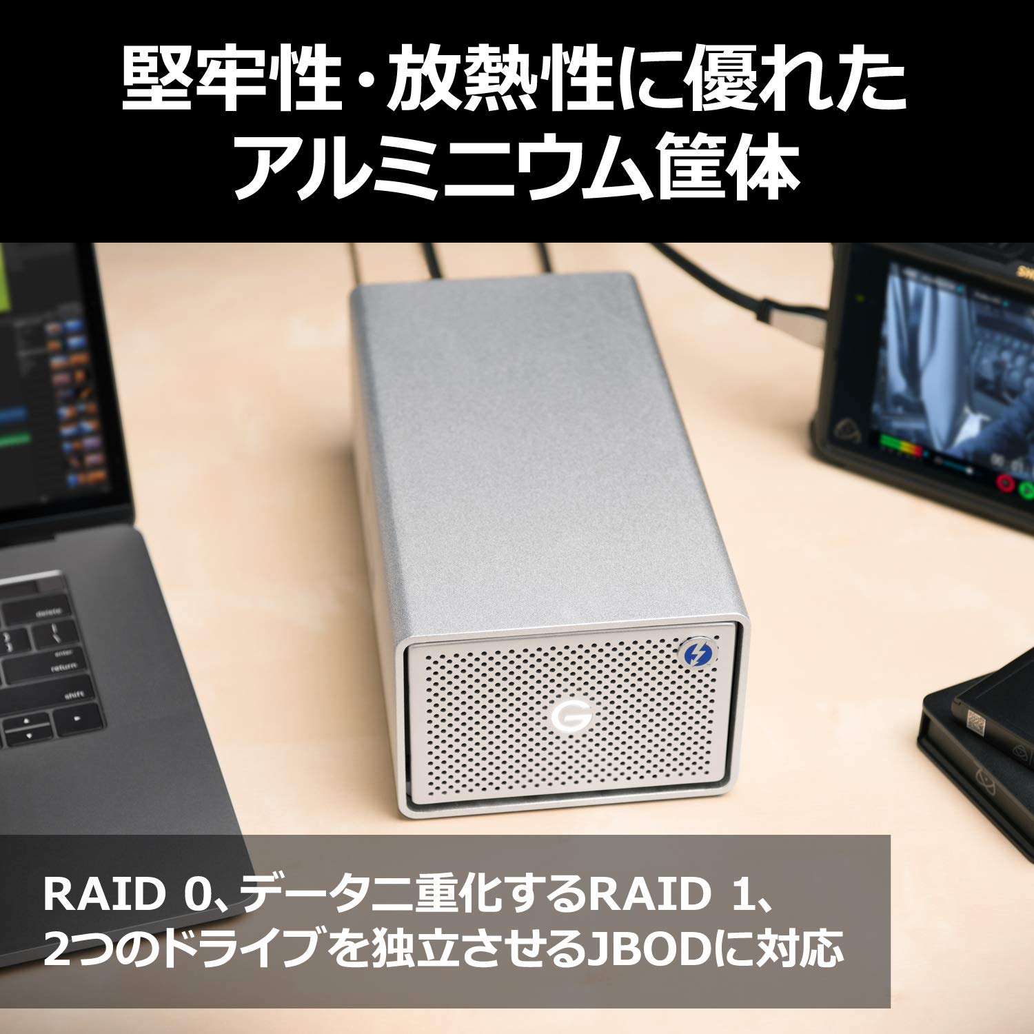 Amazon | G-Technology ウエスタンデジタル 外付けHDD 20TB G-RAID