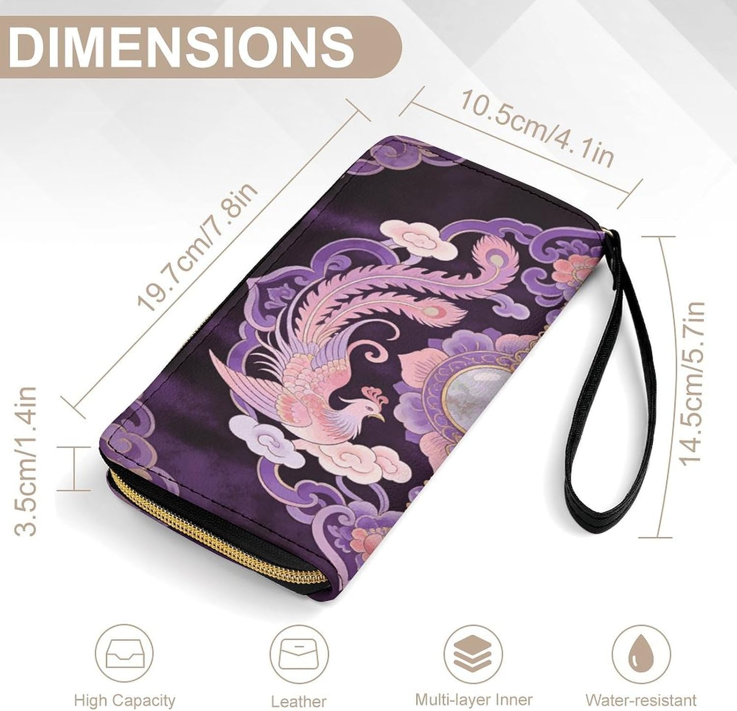 Palatial Paisley PU Leather Stylish Wallet image 2