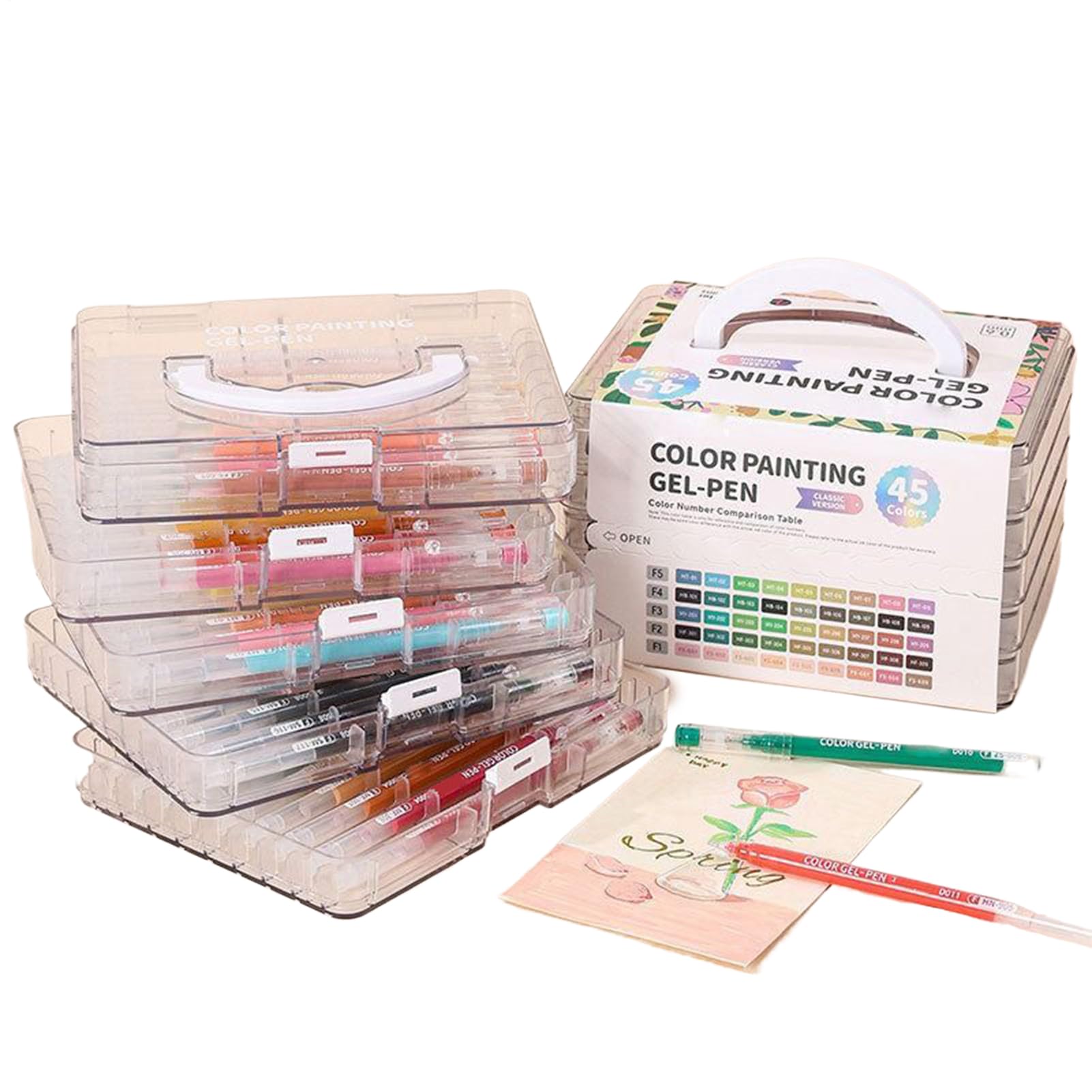 Stylos gel pour journaling Pointe fine écriture lisse et colorée