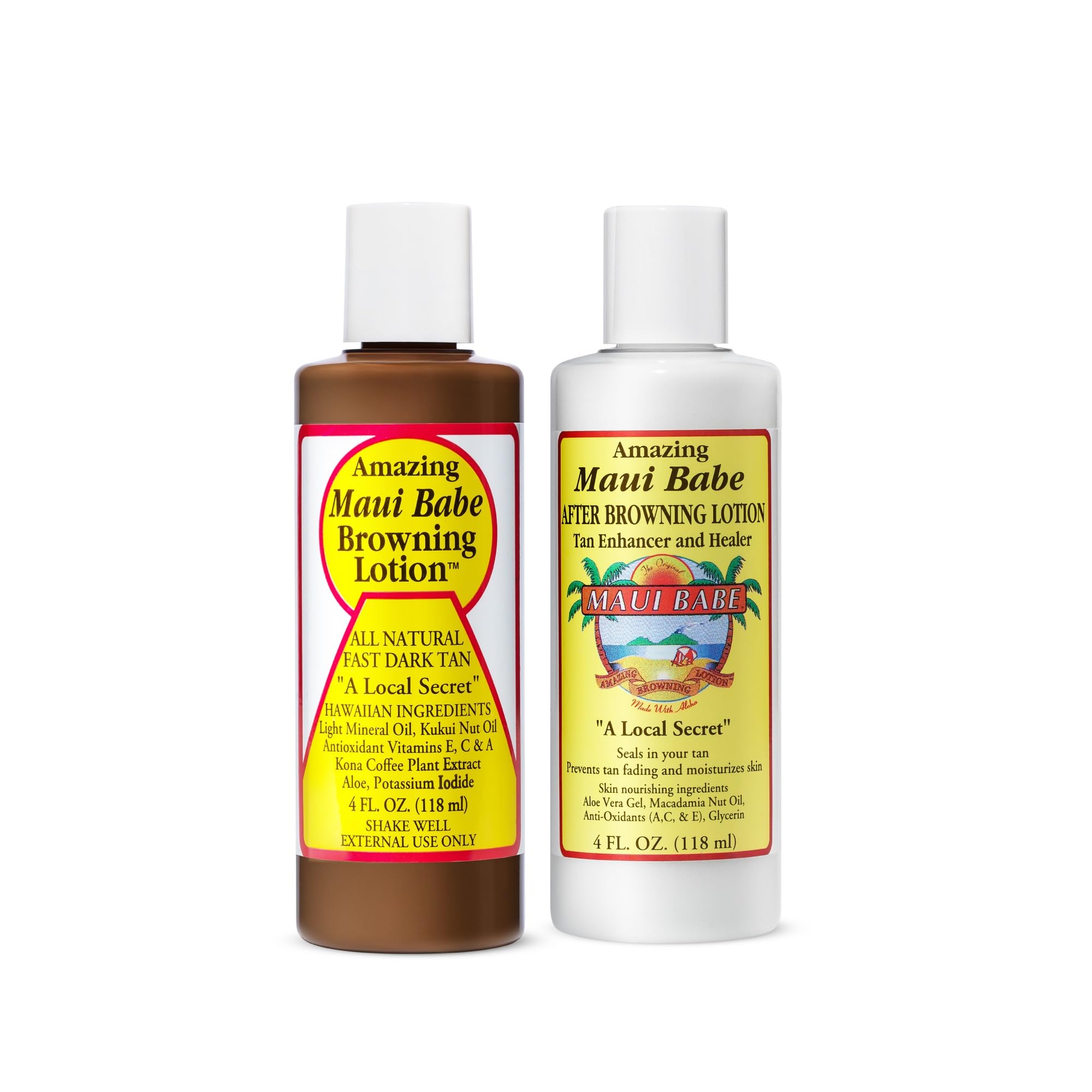 Maui Babe Tanning Set with Original Browning and After Browning Lotions
