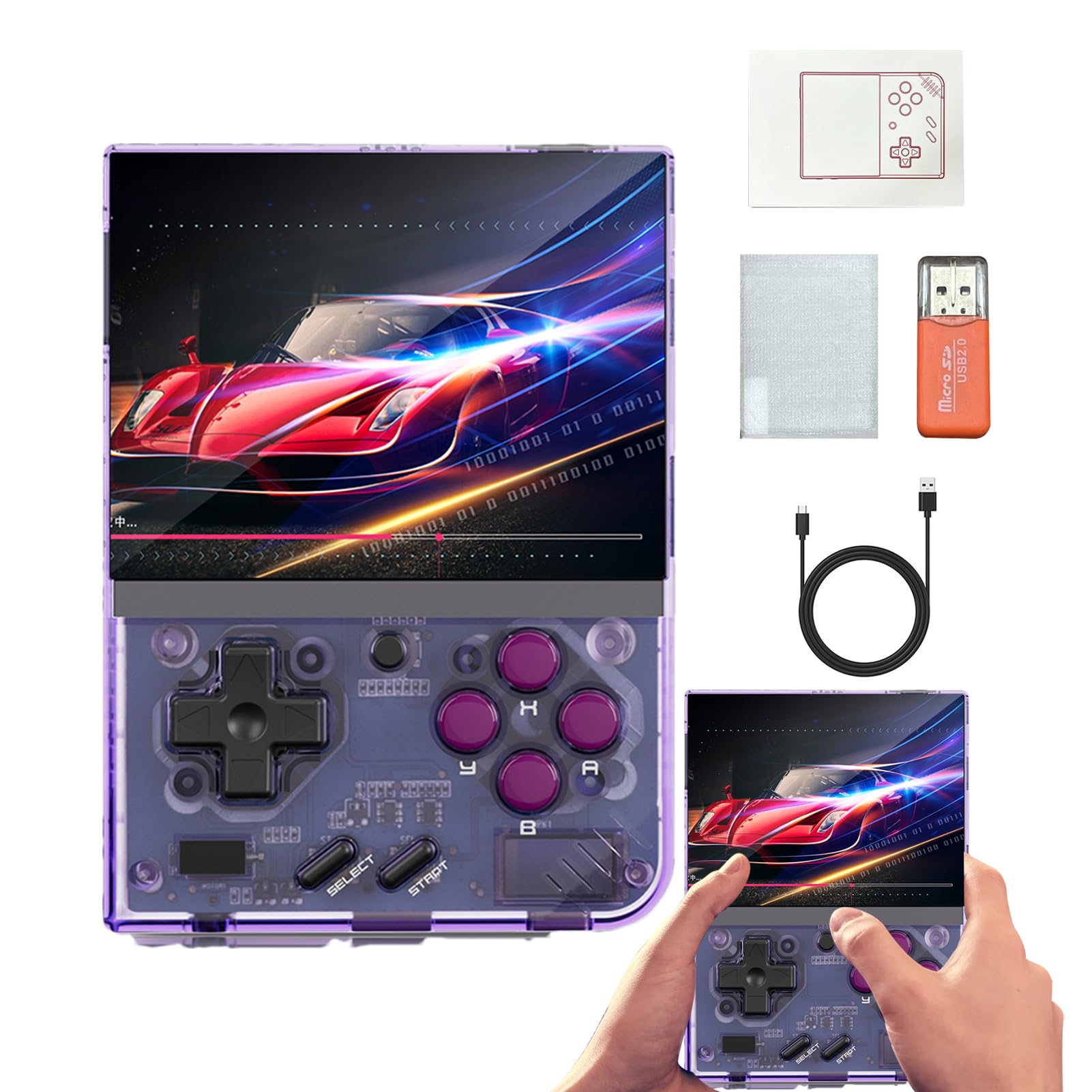 Przeno? konsola do gier,Konsole do gier wideo Przeno? gra retro - Retro Game Player Stabilna klasyczna gra przeno? dla dzieci i przyjació?