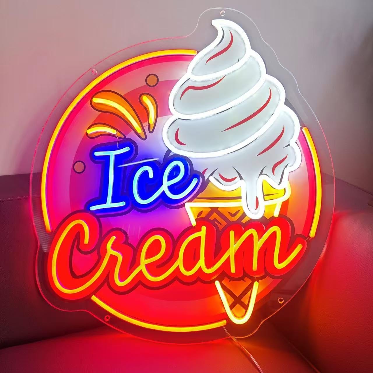 Custom Neon Sign, Custom UV Printed LED Business Neon Sign, Personalized Logo Neon Light, Large Custom Image Sign for Store Studios Office Beauty Salon Bar Club Company Wall Decor