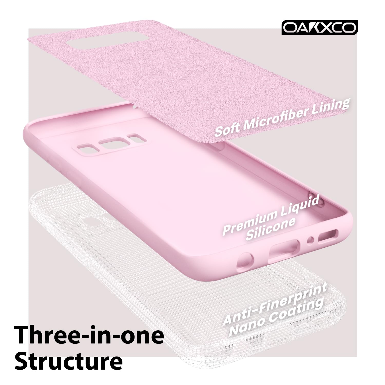 oakxco for Samsung Galaxy S24 Ultra Phone Case Liquid Silicone, Thin Slim Soft Rubber Gel TPU Plain Simple Cover for Women Girl Cute, Matte Solid Color, Brown Khaki Nude — view 142