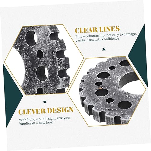 Miniatura 7 de Angoily Decoración de pared de engranaje, decoración del hogar, decoración de oficina, adornos de casa, ruedas, arte de pared, decoración de