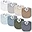 Konssy Muslin Baby Bibs 8 Pack Baby Bandana Drool Bibs Cotton for Unisex Boys and Girls, Soft Absorbent Set for Teething and Drooling